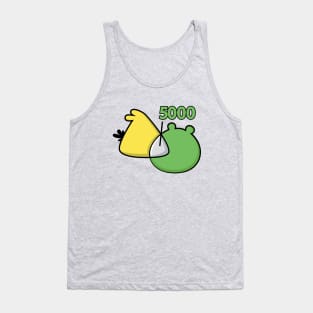 Angry Venn Diagram (yellow) Tank Top